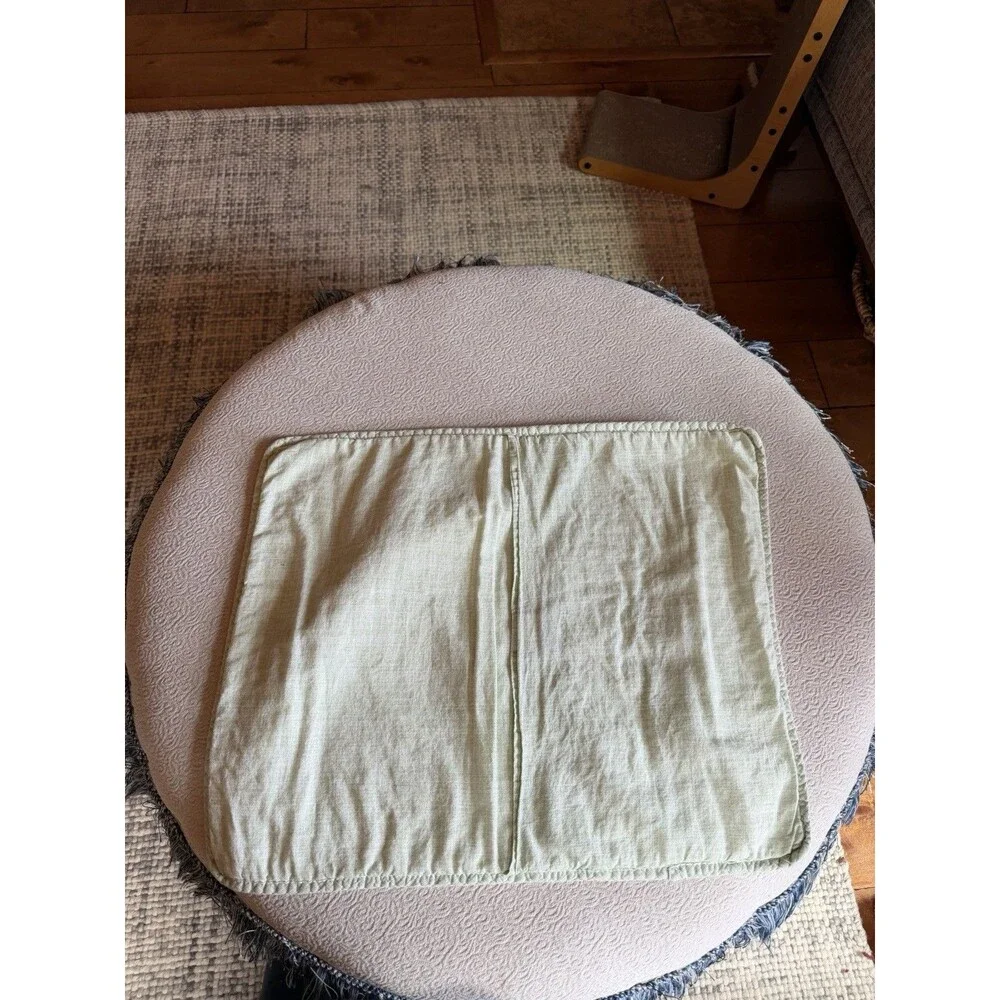 TOMMY BAHAMA TROPICAL FLORAL PALMS Green /White SET OF 2 PILLOW SHAMS Standard
